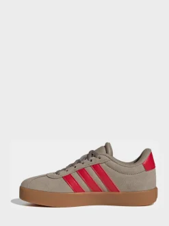 Marron/rouge - Adidas VL Court 3.0 Formateurs