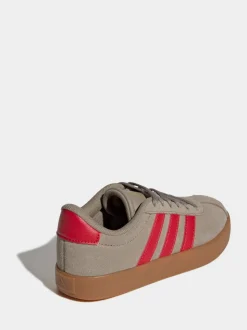 Marron/rouge - Adidas VL Court 3.0 Formateurs