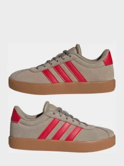 Marron/rouge - Adidas VL Court 3.0 Formateurs