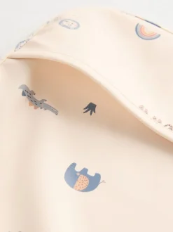 Mini jungle neutre - Bavoir à manches de sevrage et d’alimentation