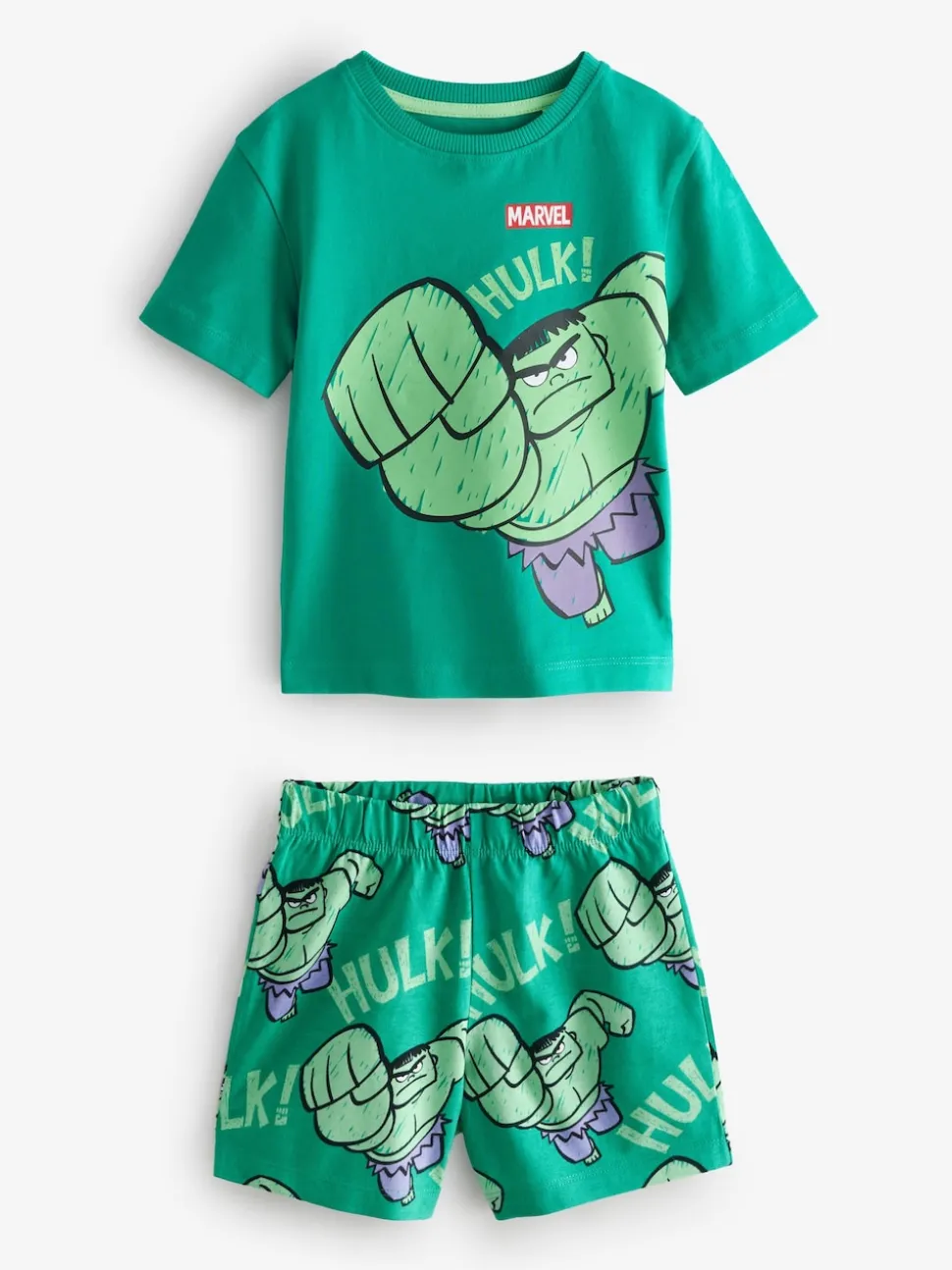 Mini Marvel multicolore lumineux - 100Pyjama court en coton % 3 Lot (12mths-11yrs)