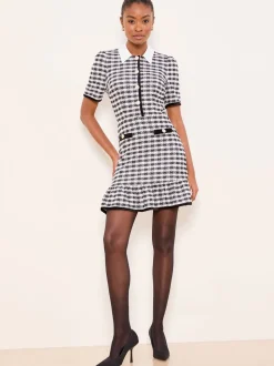 Mini robe Lipsy bouclée à col