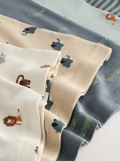 Mini Safari Imprimé - Lot de 5 débardeurs 100 % coton (1.5-8ans)