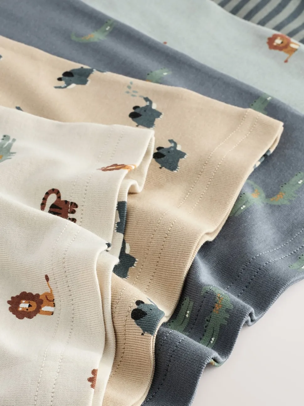 Mini Safari Imprimé - Lot de 5 débardeurs 100 % coton (1.5-8ans)