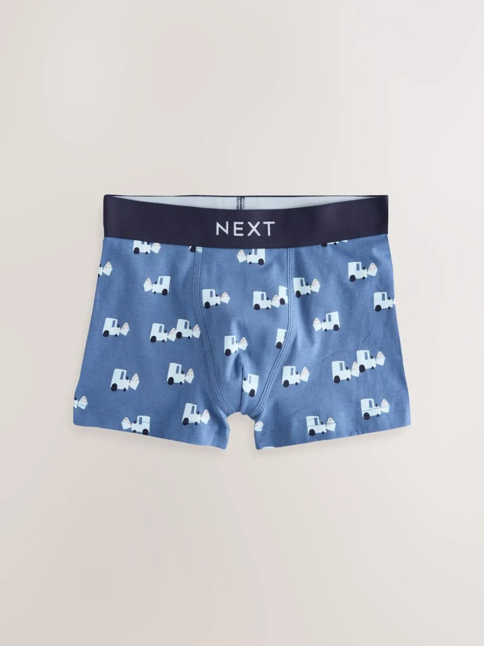 Mini véhicule bleu - Lot de 10 boxers (1.5-16ans)