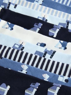 Mini véhicule bleu - Lot de 10 boxers (1.5-16ans)