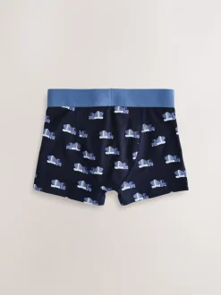 Mini véhicule bleu - Lot de 10 boxers (1.5-16ans)