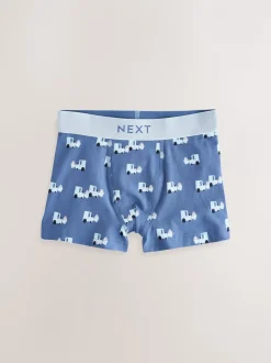 Mini véhicule bleu - Lot de 10 boxers (1.5-16ans)