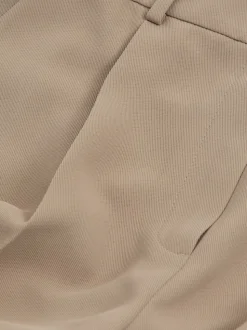 Mink neutre - Reiss Pantalon en sergé Eden à taille élastiquée Ample