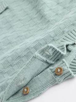 Minéral - Ensemble bébé pull et legging en tricot texturé 100 % coton (0mois -3ans)