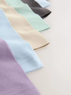 Minéral multicolore avec ceinture noire - Lot de 7 boxers (2-16ans)