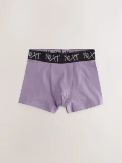 Minéral multicolore avec ceinture noire - Lot de 7 boxers (2-16ans)
