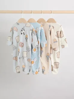 Minéraux - Lot de 4 dors-bien bébé à fermeture éclair bidirectionnelle (0mois -2ans)