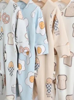 Minéraux - Lot de 4 dors-bien bébé à fermeture éclair bidirectionnelle (0mois -2ans)