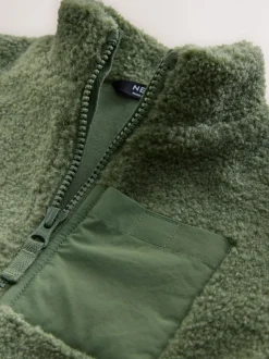 Minéraux - Polaire unie à Col cheminée zippée Polaire (3mois-7ans)