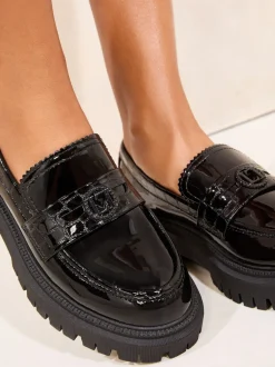 Mocassins Lipsy Penny en similicuir vernies