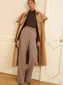 Mocha - Love & Roses Pantalons amples