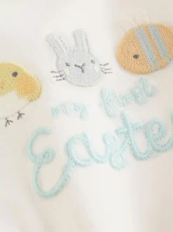 Mon premier blanc de Pâques - Ensemble t-shirt et legging bébé (0mois-2ans)