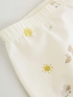 Mon premier blanc de Pâques - Ensemble t-shirt et legging bébé (0mois-2ans)