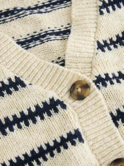 Mono Stripe (mono) - Cardigan à col en V (3-16ans)