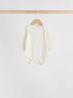 monochrome - Lot de 5 bodies bébé à manches longues