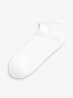 monochrome - Paquet de chaussettes d'entraînement à semelle coussinée Frill Top 4