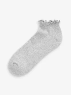 monochrome - Paquet de chaussettes d'entraînement à semelle coussinée Frill Top 4