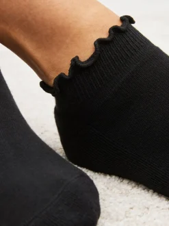 monochrome - Paquet de chaussettes d'entraînement à semelle coussinée Frill Top 4