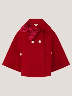 Monsoon Cape à nœud en velours