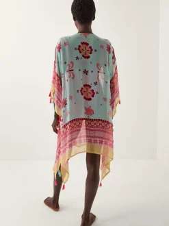 Monsoon Court caftan fleuri Abbie