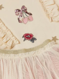 Monsoon Ensemble haut à Volants et Jupe Avec ornements