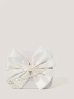 Monsoon mini sac de demoiselle d’honneur avec grand nœud