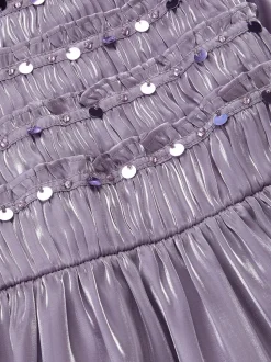 Monsoon Robe de fête en organza à sequins