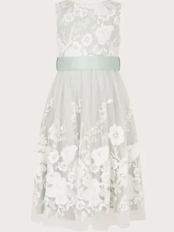 Monsoon Robe longue en dentelle brodée Alicia