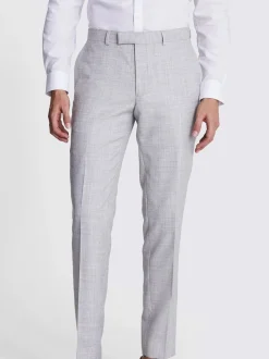 MOSS Light Gris Marl Trs MOSS Slim Mixer Trousers