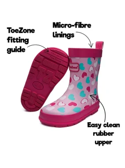 motif cœur - Chaussures de sport Toezone pour enfants