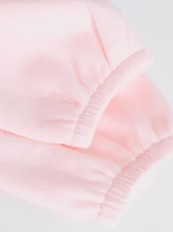 Motif floral rose/crème - Ensemble 2 pièces avec pulls et leggings à nœud bébé (0mois-2ans)