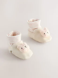 Motif ours neutre - Bottes chaussettes bébé (0-18mois)