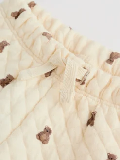 Motif ours neutre - Ensemble sweat matelassé et survêtement bébé (0mois à2ans)