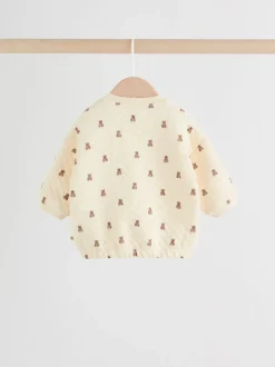 Motif ours neutre - Ensemble sweat matelassé et survêtement bébé (0mois à2ans)