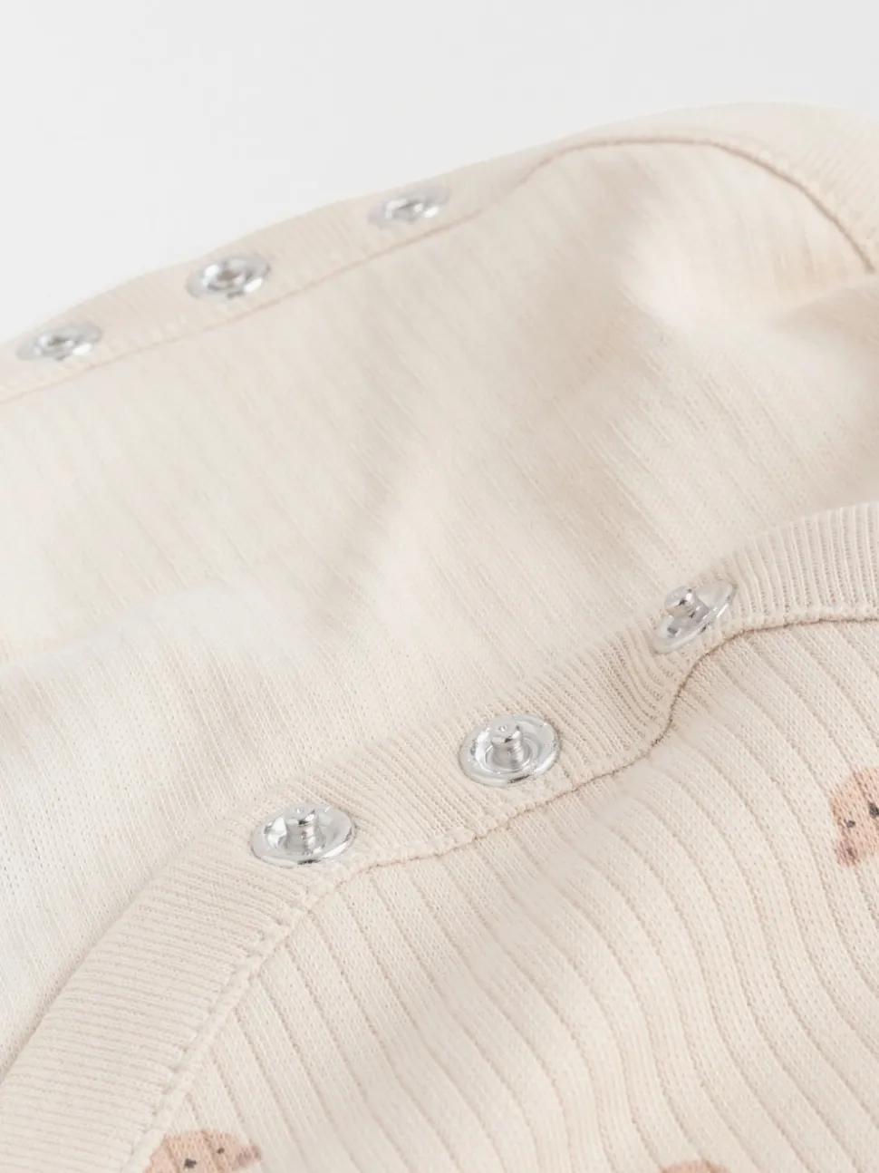 Motif ours neutre - Lot de 5 bodys à manches longues pour bébé