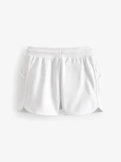 Motif uni blanc - Short en jersey (3-16ans)