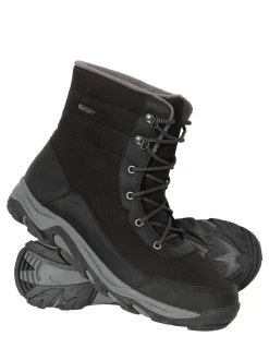 Mountain Warehouse Bottes de neige doublées en polaire pour hommes
