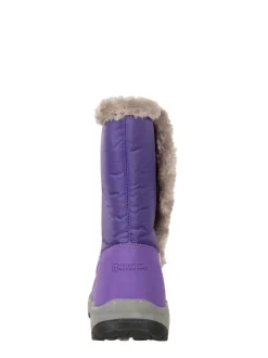 Mountain Warehouse bottes de neige doublées de sherpa bordées de fausse fourrure Caribou enfant