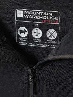 Mountain Warehouse Haut thermique à col zippé en mérinos II homme