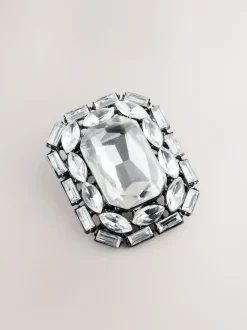 Métal de canon - Broche à bijoux scintillants