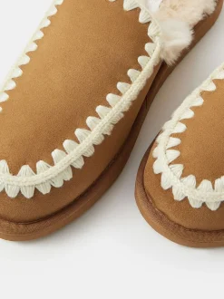 Mules Accessorize Whipstitch en suédette