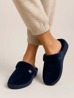 Mules Totes Isotoner à talons en velours scintillant pour femme