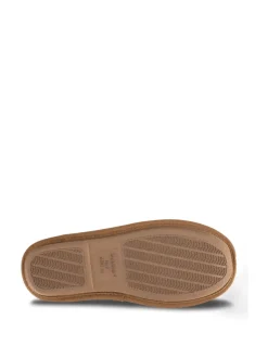 Mules Totes Isotoner en daim pour homme avec déperlant