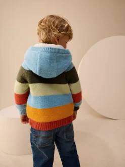 Multi Bright Stripe (multi-rayures lumineuses) - Character Cardigan (3mths-7yrs)